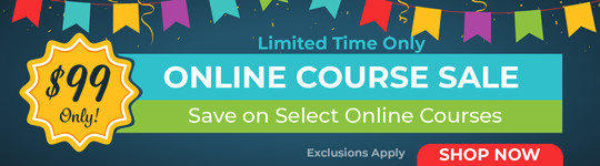 February $99 Online Course Sale!