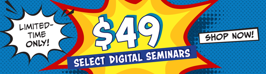 April $49 Digital Seminar Sale