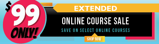 February $99 Online Course Sale!